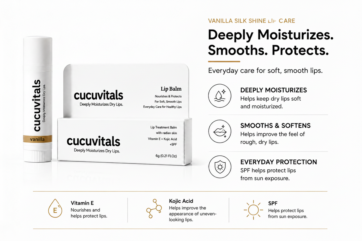 Vitamin E + Kojic Lip Treatment Balm